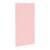 vidaXL Pleated Blind Pink 105x200 cm Fabric Width 104.4 cm Polyester