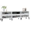 vidaXL TV Cabinet White 150x30x44.5 cm Engineered Wood