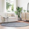 vidaXL Shaggy Rug High Pile NAVARRA Light Grey 200x200 cm Polyester