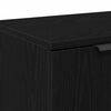 vidaXL TV Cabinet Black Oak 102 x 35 x 36.5 cm Engineered Wood