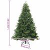 vidaXL Artificial Christmas Tree with 300 LEDs Green 240 cm PE and PVC