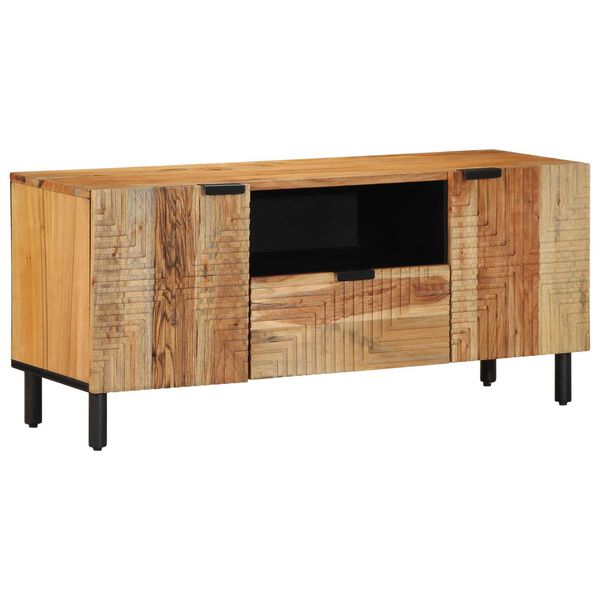 vidaXL TV Units Solid Acacia Wood 105 x 33.5 x 46 cm Engineered wood