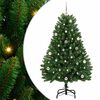 vidaXL Artificial Christmas Tree 150 cm 150 LEDs Warm White Green