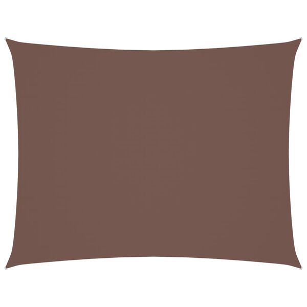 vidaXL Sunshade Sail Oxford Fabric Rectangular 2x3 m Brown