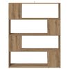 vidaXL Book Cabinet/Room Divider Artisan Oak 100x24x124.5 cm