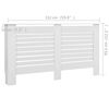 vidaXL Radiator Covers 2 pcs White 152x19x81.5 cm MDF