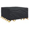 vidaXL Furniture Cover Plain Black 180 x 190 x 85 cm 420D