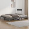 vidaXL Pull-out Day Bed without Mattress Grey 2x(90x200) cm