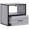 vidaXL Wall-mounted Bedside Cabinets 2 pcs Grey Sonoma 40x31x39.5 cm