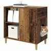 vidaXL Cat House Old Wood 72 x 42.5 x 70 cm Engineered Wood