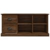 vidaXL TV Cabinet Brown Oak 102x35.5x47.5 cm Engineered Wood