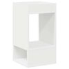 vidaXL End Table 2 pcs White 30 x 30 x 56 cm Engineered Wood