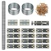 vidaXL Chicken Cage 6x1,5x1,5 m Steel