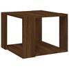vidaXL Coffee Table Brown Oak 40x40x30 cm Engineered Wood