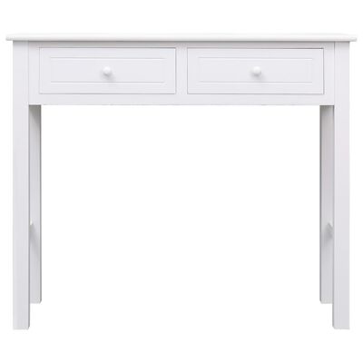 vidaXL Console Table White 90x30x77 cm Wood