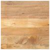 vidaXL Table Top 80x80x3.8 cm Square Solid Wood Mango