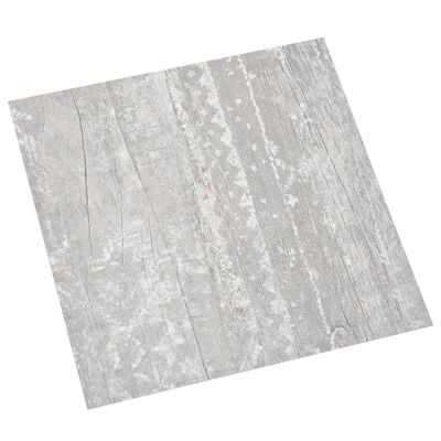 vidaXL Self-adhesive Flooring Planks 55 pcs PVC 5.11 m² Grey