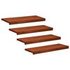 vidaXL Stair Treads 4 pcs 70 x 30 x 2 cm Brown Solid Beech Wood