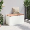 vidaXL Garden Bench White 80 x 40 x43 cm Steel
