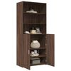 vidaXL Highboard Brown Oak 80x42.5x185 cm Engineered Wood