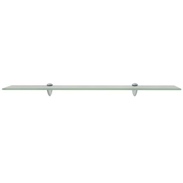 vidaXL Floating Shelves 2 pcs Glass 80x20 cm 8 mm