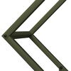 vidaXL Firewood Rack Olive Green 60x25x60 cm Cold-rolled steel