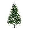 vidaXL Christmas Tree with 300 LEDs with Stand Green 180 cm PE