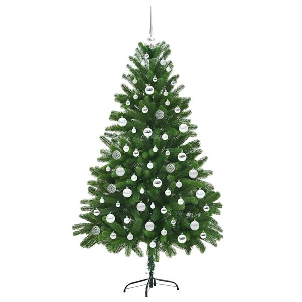 vidaXL Christmas Tree with 300 LEDs with Stand Green 180 cm PE