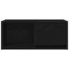 vidaXL TV Cabinets 2 pcs Black Oak 60x31x25.5 cm Engineered Wood