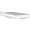 vidaXL Bed Frame without Mattress Wax Brown 100x200 cm Solid Wood Pine