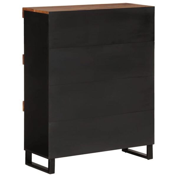 vidaXL Side Cabinet 85x33x107 cm Solid Wood Acacia