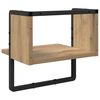 vidaXL Wall Shelf Artisian Oak 30 x 25 x 30 cm Engineered Wood