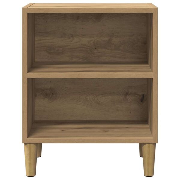 vidaXL Bedside Cabinet Artisan Oak 40x30x50 cm Engineered Wood