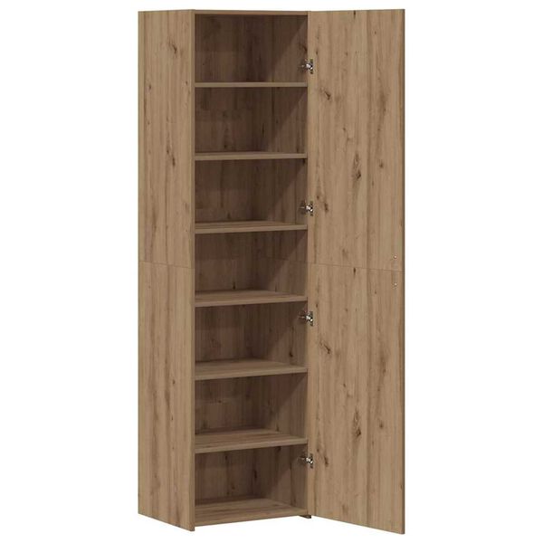 vidaXL Highboard 2 pcs Artisan Oak 50 x 42.5 x 185 cm