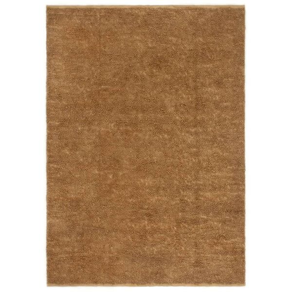 vidaXL Handmade Loop Pile Rug 160x230 cm Jute and Cotton