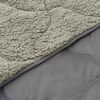 vidaXL Winter Duvet Quilted Light grey 135 x 200 cm