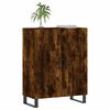 vidaXL Sideboard Smoked Oak 69.5x34x90 cm Engineered Wood