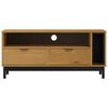 vidaXL TV Cabinet FLAM 110x40x50 cm Solid Wood Pine