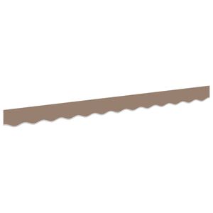 vidaXL Awning Valance Replacement Taupe 236 x 20 cm Polyester