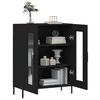 vidaXL Sideboard Black 69.5x34x90 cm Engineered Wood