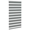 vidaXL Zebra Blind Dark Grey 80x100 cm Fabric Width 75.9 cm Polyester