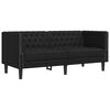 vidaXL Sofa Black 174 x 74.5 x 70.5 cm PVC
