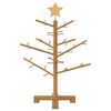 vidaXL Wooden Christmas Tree with Stand Brown 75 cm Solid pine wood