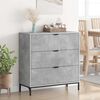 vidaXL Sideboard Concrete Grey 79.5 x 33 x 82 cm Engineered Wood