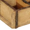 vidaXL Tray with Storage 4 pcs Brown 30 x 14 x 9 cm Solid Reclaim Wood