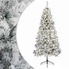 vidaXL Artificial Hinged Christmas Tree 120 cm 150 LEDs Warm White