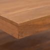 vidaXL Coffee Table 65x65x33 cm Solid Teak Wood