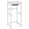 vidaXL Washbasin Frame With Basin | White | Ceramic | 43cm | Bathroom Furniture