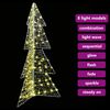 vidaXL Christmas Tree with 160 LEDs Warm White 150 cm Acrylic