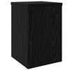 vidaXL Plant Stand 2 pcs Black Oak 20 x 20 x 30 cm Engineered Wood